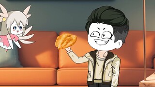 [Food stall animation] 06 Inviting the boss to dinner? Just come to my grilled wings stall!