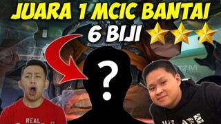 JUARA 1 MCIC BANTAI 6 BIJI ⭐⭐⭐ DI TURNAMEN 13 JUTA?!? ft. Bass Klemens | Magic Chess Indonesia