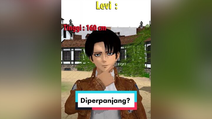 Kasian levi wkwk shingekinokyojin aot AttackOnTitan fyp untukmu untukanda reel foryoupage parodi an