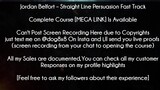 Jordan Belfort Course Straight Line Persuasion Fast Track download