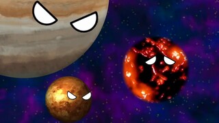 หากโลกเดินทางเมื่อ 4.5 พันล้านปีก่อน#Planet Animation#ใส่ใจสิ่งแวดล้อมและปกป้องโลก