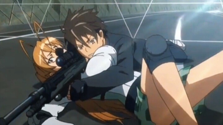 Nggak ada bipod oppai pun jadi l Highschool of dead