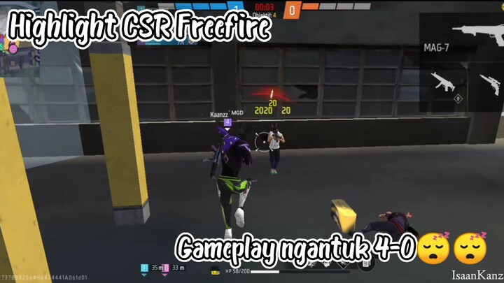 Highlight Gameplay CSR Freefire - Ngantuk tapi 4-0😴😴