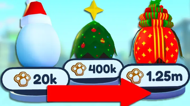 Hatching EVERY Christmas Egg in Pet Simulator X!!