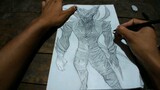 Anime Drawing- Garou [One Punch Man]