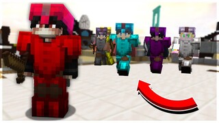 ItzGlimpse VS 7 Hunters (Bedwars Manhunt)