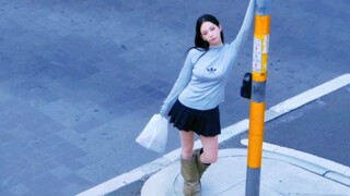 柳智敏b站百万走路花絮！被帅晕！