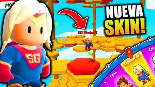 CONSEGUI LA NUEVA SKIN SUPER GIRL EN STUMBLE GUYS 😱 EN LA NUEVA ACTUALIZACION DE STUMBLE GUYS!