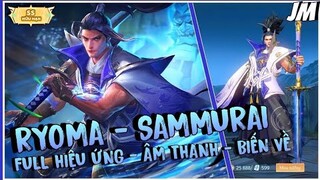 LQMB : Mod Skin Ryoma Sammurai Huyền Thoại Full Hiệu Ứng Âm Thanh Mới Nhất Mùa 21 - Jin Moba