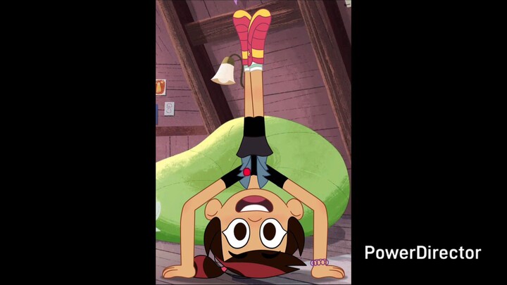 Devrim and Google Gemini Female reaction standing upside down and see her Molly McGee Skirt