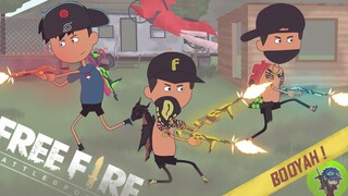 free fire animation - gocekan @cepcil satu server purgatory bersama @letda hyper - kartun ff