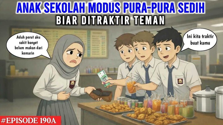 ANAK SEKOLAH MODUS PURA-PURA SEDIH BIAR DITRAKTIR TEMAN  COCO MEONG EPISODE 190A