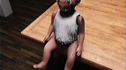 creepy doll