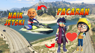 IPIN ASIK NAIK JETSKI FANG DAN YING MALAH PACARAN - GTA 5 MOD UPIN IPIN