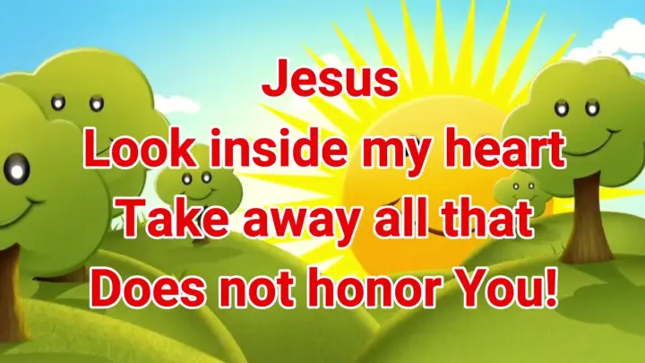 Jesus Look Inside My Heart  | Sunday School Song