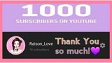 THANK YOU SO MUCH 1,000 SUBSCRIBERS! | BANANA DAY