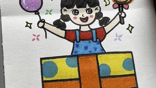 Lukisan lipat Hari Anak yang sangat menyenangkan, ajak anak-anak Anda untuk melukis bersama!