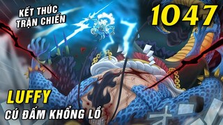 [ Spoiler One Piece 1047 ] Luffy muốn kết thúc Kaido , Cú đấm khổng lồ phá hủy Onigashima