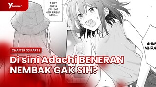 Ketika Adachi yang Tidak Bisa Membohongi Dirinya | Adashima ch 33.2