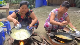 Chỉ Em Dâu Bí Quyết Pha Bột Đổ Bánh Xèo Theo Kiểu Miền Tây Ngon Giòn Như Cốm | TKQ & Family T1131