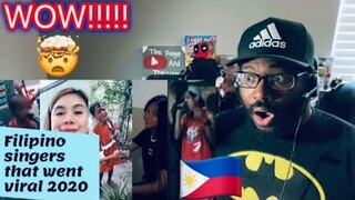 Philippines Got Serious Talent!!! FILIPINO SINGERS THAT WENT VIRAL 2020 UPDATED | REACTION!!!!