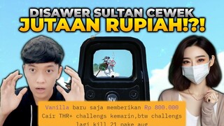 WOW !! GAK NYANGKA DISAWER SULTAN CEWEK CANTIK JUTAAN RUPIAH !! MAIN LANGSUNG ON FIRE!!- PUBG MOBILE