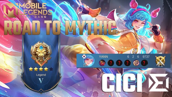 KALO DH PAKE CICI BINGUNG CARA KALAHNYA | Road To Mythic Part 11