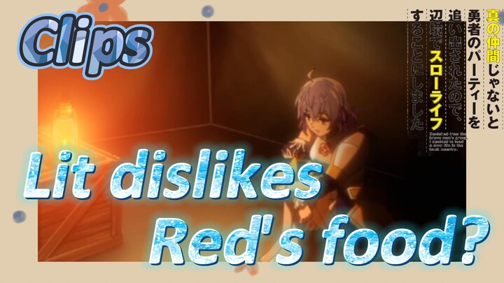 [Banished from the Hero's Party]Clips | Lit dislikes Red's food?