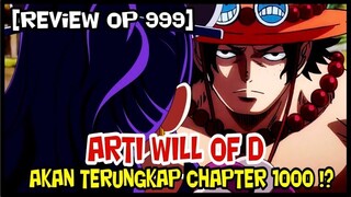 [REVIEW OP 999] ARTI WILL OF D AKAN TERUNGKAP CHAPTER 1000 !?