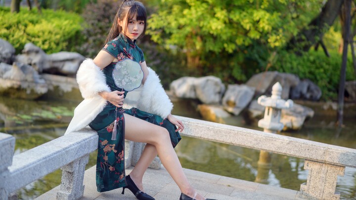 [Qianqiu] ~ Beautiful cheongsam is unforgettable ~ ❀Peach Blossom Cheongsam❀
