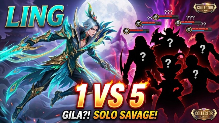 GAMEPLAY LING 1 VS 5 - BYE BYE