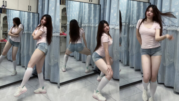 06 Female College Student Wiggle Wiggle Cover Dance