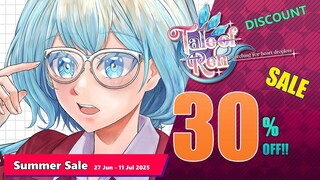 It’s here! Tale of REN ~ [Searching for HEART droplets] ~ is 30% off for the Steam Summer Sale 2025
