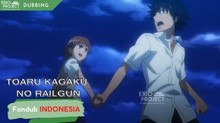 Misaka vs Touma - Toaru Kagaku no Railgun Dub Indonesia [Fandub]