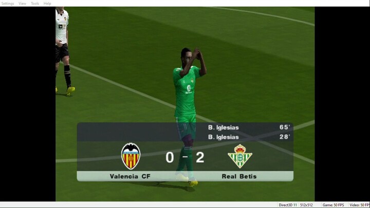 Valencia (0-2) Betis M2