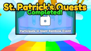 How to Complete ALL 3 QUESTS for St. Patrick's Event in Pet Simulator X