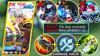 YIN SIDELANE MONSTER | NEW EMBLEM IS SCARY | YIN VS ALPHA AND GUSION | MOBILE LEGENDS