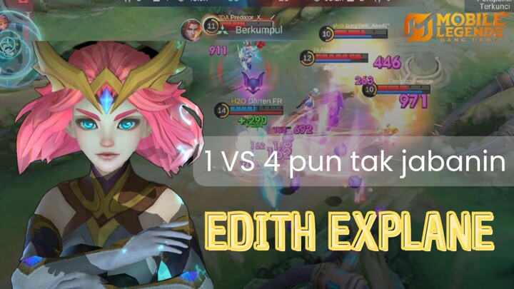 1 VS 4 KABUR ❌,  1 VS 4 DILADENIN ✅  | EDITH EXPLANE