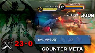 EXPERIENCE THE HORROR OF "ARGUS" | ARGUS THE ANTI META HERO | MLBB