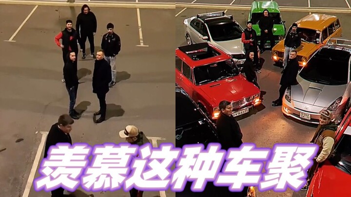 Envy this kind of car meetup