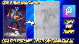 CARA EDIT FOTO BIASA JADI SEPERTI GAMBAR BUATAN TANGAN DI PICSART