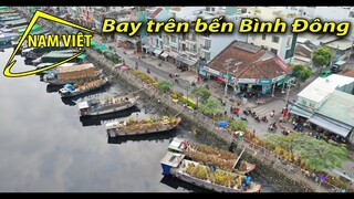 Bay trên bến Bình Đông - ngắm hoa tết trên kênh Tàu Hủ [Nam Việt 1927]