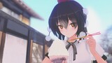 [Oriental MMD] Does the raven dog need to eat?