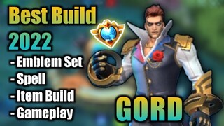 GORD BEST BUILD 2022 | TOP 1 GLOBAL GORD BUILD | GORD - MOBILE LEGENDS | MLBB