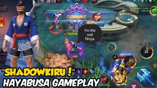 " THE WAY OF THE NINJA " HAYABUSA FULL GAMEPLAY | MOBILE LEGENDS