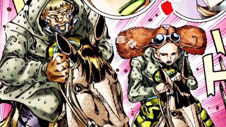 The man pretended to be dead to lure Zeppeli, but was seriously injured by him!