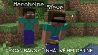 [#57] 4 Đoạn Băng Rùng Rợn Đặt Giả Thuyết Herobrine Là Có Thật Trong Minecraft