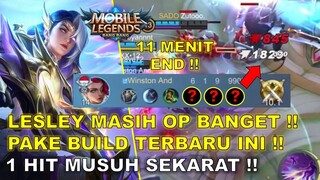 LESLEY MASIH OP BANGET !! 1 HIT MUSUH HAMPIR MATI !! BUILD LESLEY PALING SAKIT 2023 TERBARU