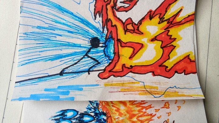 استخدم عصا النار لـ"إضاءة الليل بأكمله"! أعمدة النار من "غريمز نيت: ذا فولت" مقابل إيغوتو 🔥🔥