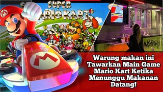 WARUNG MAKAN INI TAWARKAN MAIN GAME MARIO KART KETIKA MENUNGGU MAKANAN DATANG! #VCreator